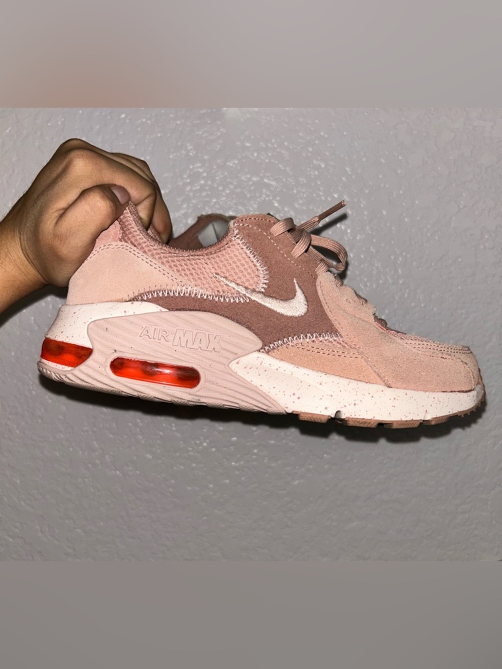 Nike Air Max Women's Pink Suede & Mesh Sneaker